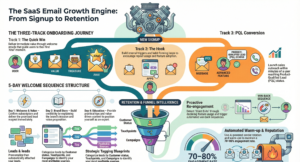 SaaS Email Growth Engine Infographic
