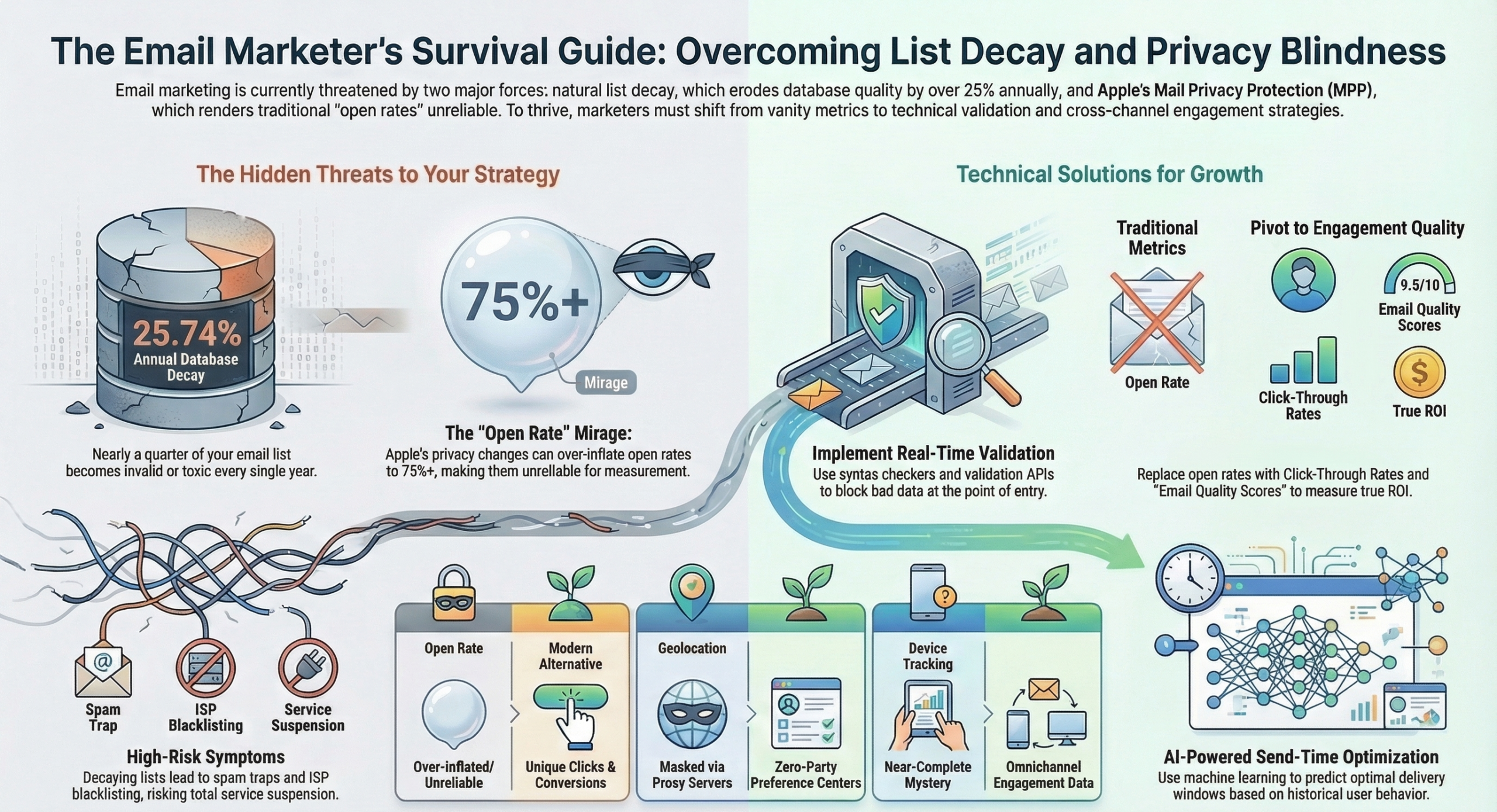 Email Metrics You Need To Focus On infographic